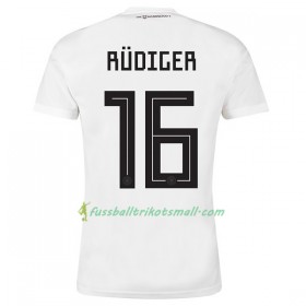 Günstige Fußballtrikots Deutschland Rudiger 16 WM 2018 Heimtrikotsatz kaufen